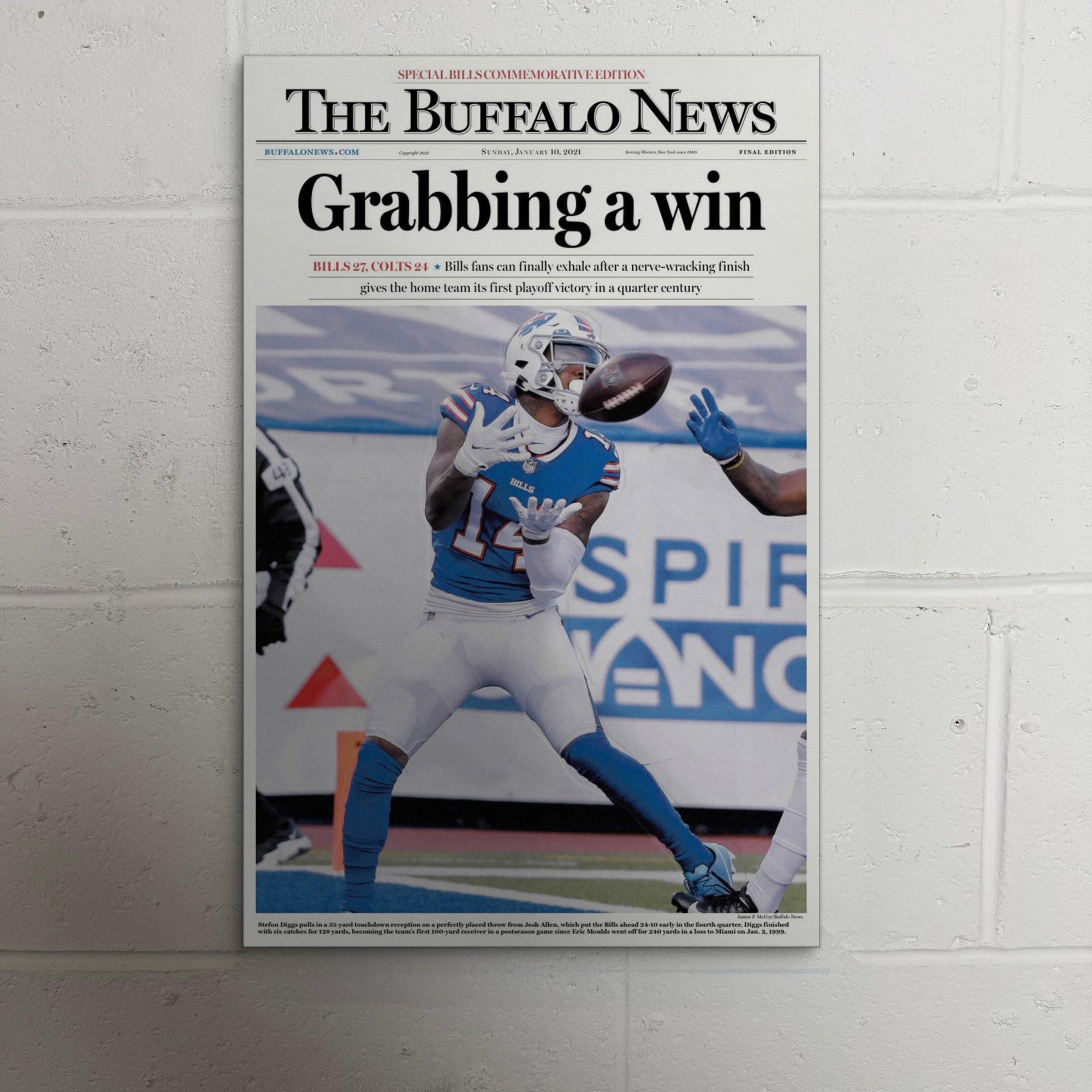 2021 Buffalo Bills Front Page