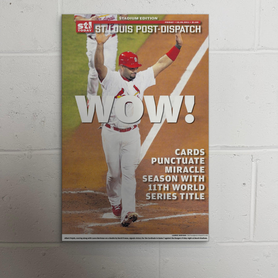 2011 St Louis Cardinals Front Page