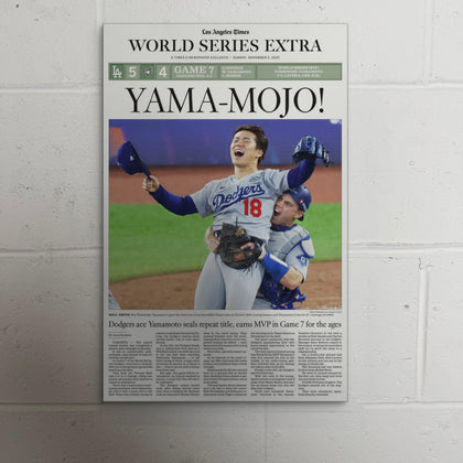 2025 Los Angeles Dodgers Front Page