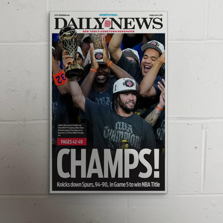 2026 New York Knicks Front Page