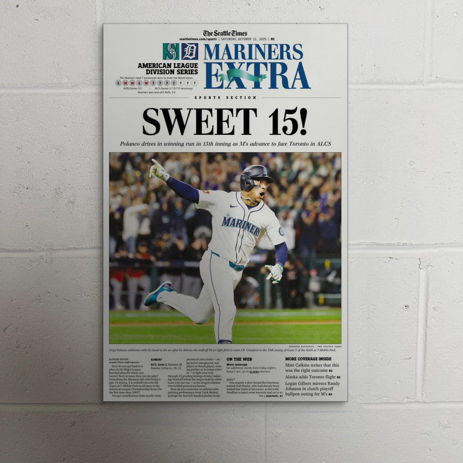 2025 Seattle Mariners Front Page