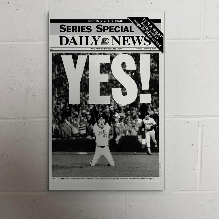 1986 New York Mets Front Page