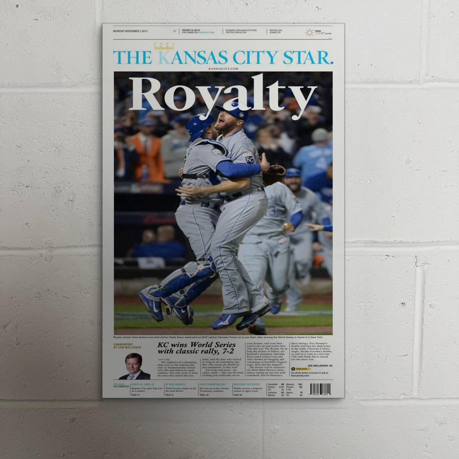 2015 Kansas City Royals Front Page